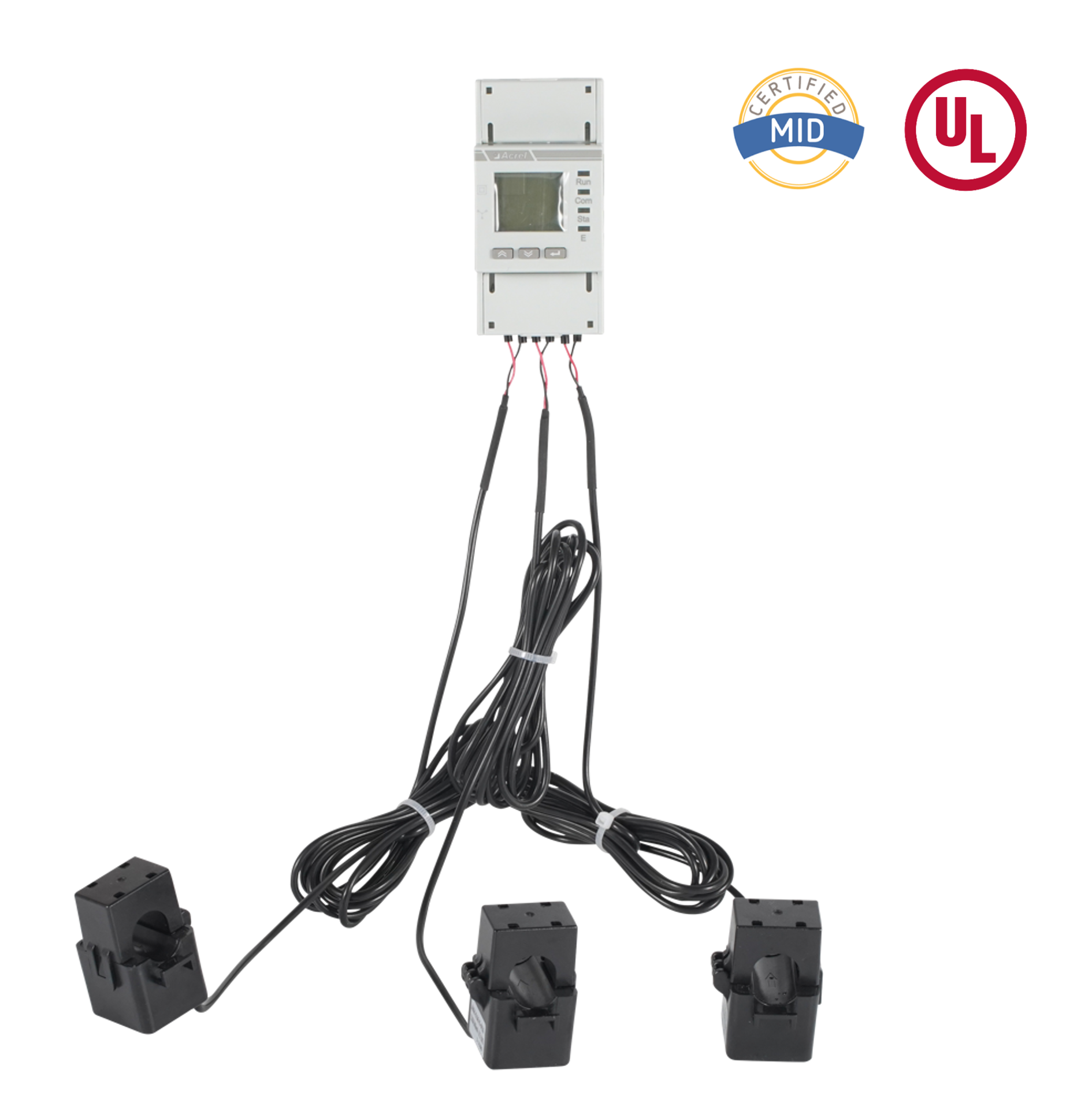 Trojfázový elektromer AC s certifikáciou UL s deleným jadrom CT