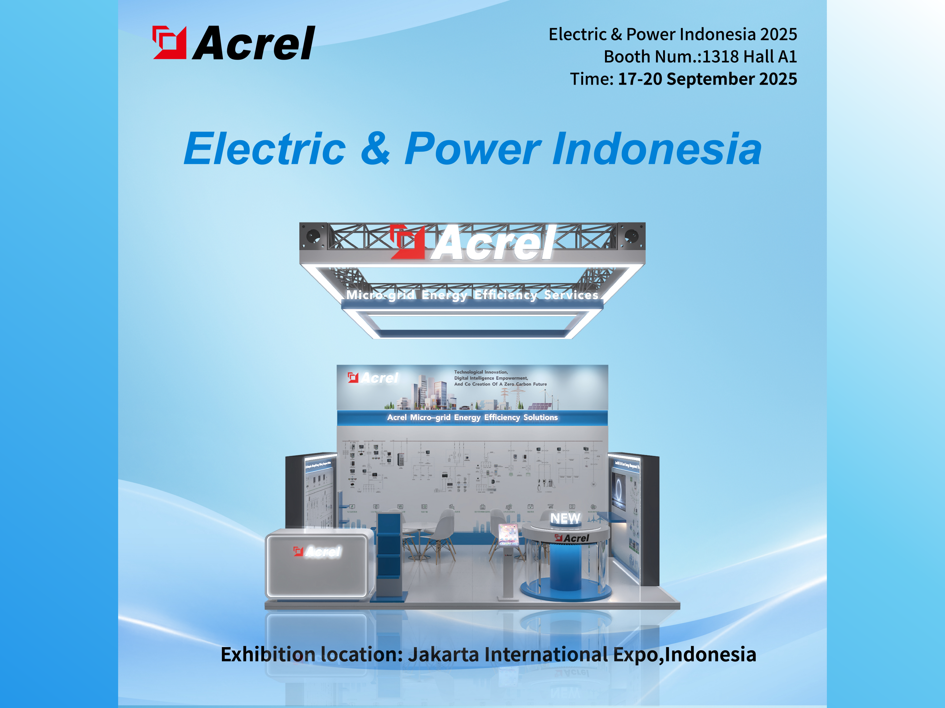 Acrel predstavuje pokročilé riešenia správy energie na Electric & Power Indonesia 2025